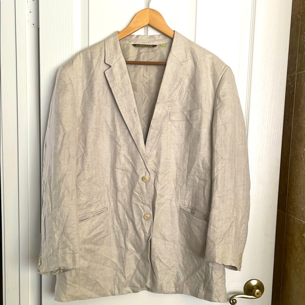 Cubavera - Beige Linen/Rayon Blazer